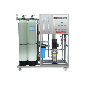 Automatic Industrial 500LPH Double-Stage RO Water Treatment System with PVC Tank