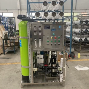 Automatic PLC-Controlled Water Filtration Machine with Pump and Motor, Custom Reverse Osmosis System