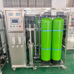 Automatic PLC Controlled Water Purifier Machine with Motor Engine 500 LPH Reverse Osmosis System for Africa Asia