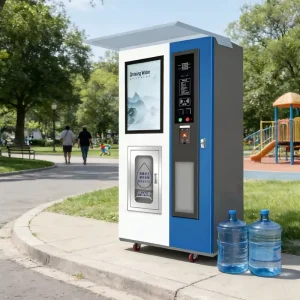 Automatic Purified Water Vending Machine 800 Gallons Large Capacity Self-Service RO Pure Water Machine