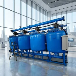 Automatic Self-cleaning Cooling Tower Water Sand Filter Treatment Machinery