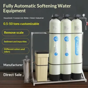 Automatic Softened Water Treatment Equipment Descaling Ion Machine for Industrial Boiler Rural Underground Well Water