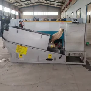Automatic Stainless Steel Screw Press Sludge Dewatering Equipment CE Certified High Capacity for Industrial & Farm Wastewater