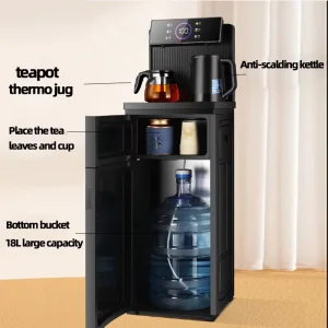 Automatic Water Dispenser with English Touch Screen, Cold Hot Room Temperature Modes and Standing Tea Bar Machine