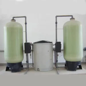 Automatic Water Softener System with FRP Pressure Vessel, Ion Exchange Resin, 2000 L/Hour Capacity