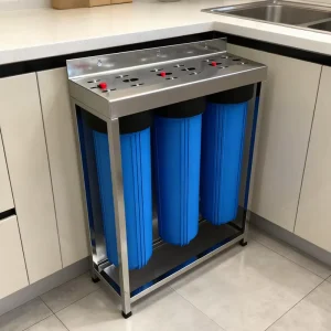 BEST 770 Dubai Whole House Water Filtration System Steel Frame Whole House 3 Stage Water Filter