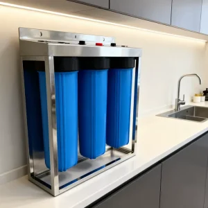 BEST 772 Whole House Water Filtration System Steel Frame Whole House 3 Stage Water Filter in New Zealand