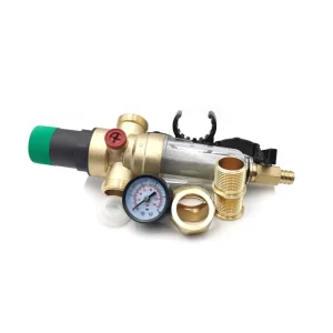 BH Household Brass Water Pre Filter Flow Control Adjustable Pressure Filter Manual Power Outdoor Water Purification System