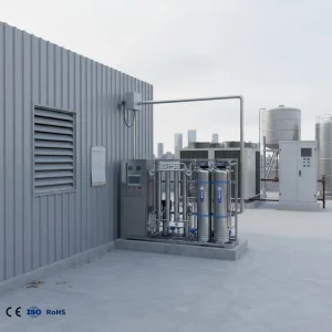 BNRO 1T Reverse Osmosis Membrane PLC Pump 1000L/Hour Filtration Municipal Drinking Water Purification CE ISO ROHS