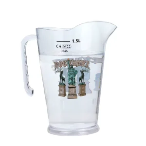 BPA Free 1.5L Plastic Jug Water Filter Pitcher with Wide Handle for Cold Hot Water Jug Juice Jug for Fridge