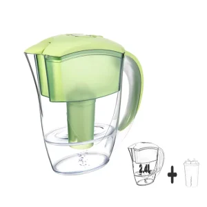 BPA Free 2.4L Portable Alkaline Filtered Water Pitcher Jug