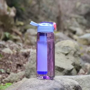 BPA Free Tritan Water Filter Bottle Outdoor Portable Purifier Bottle for Camping Hiking Backpacking Adventure