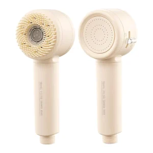 Baby and Kids Shower Head with Filter Massage and One Touch Stop Wall Mounted with Replaceable Cartridge