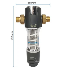 Backwash Stainless Steel Whole House Water Treatment Filter
