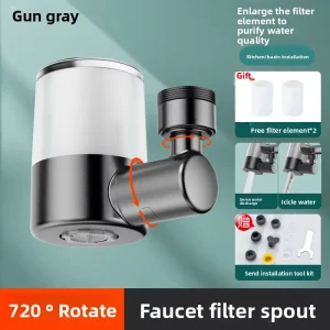 Basin Kitchen Pull out Faucet Limescale Filter Water Nozzle Household Anti splash Universal PP Water Filter