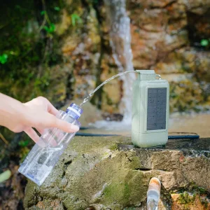 Battery Operated Water Purifier Fast Flow Filtration for Outdoor Use