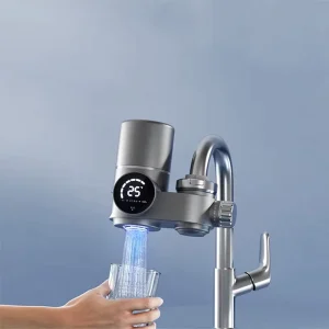 Battery Powered 200 GPD Eco friendly ABS Material Faucet Water Purifier Home Kitchen Filter Tap Ultrafiltration