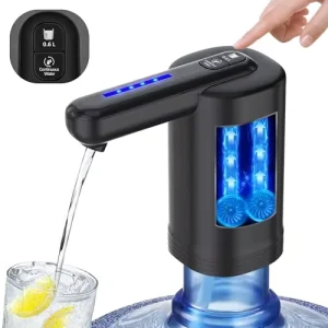 Best Selling 5 Gallon Double Pump Electric Rechargeable Portable Water Dispenser Pump USB Charging