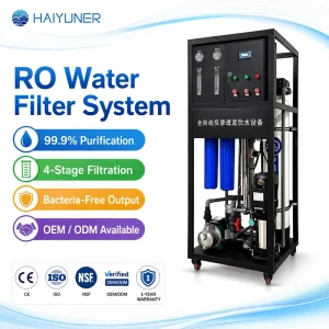 Best Water Treatment Machinery 500LPH Reverse Osmosis System with Pressure Vessel and Pump 99.5% Desalination for Philippines