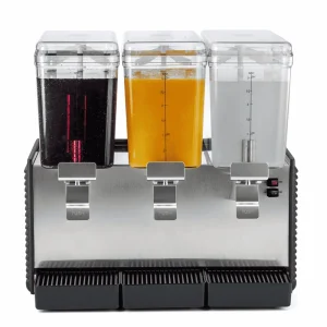 Beverage Dispenser Three 3 Gallon Bowls