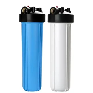 Big Blue 10 20 Inch Water Filter Cartridge Clear Plastic RO System Housing 1-Year Warranty Whole House Filtration Pump PLC