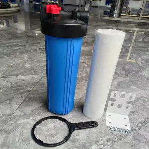 Big Blue Water Filter Whole House Large Flow Jumbo 20 4.5inch Water Purifier System with Pressure Gage to Middle East Market
