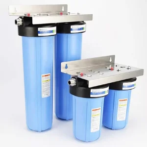 Big Clear Filter Housing Whole House Heavy Duty Water Filter Housing with Pressure Relief Button 10 and 20 Inch