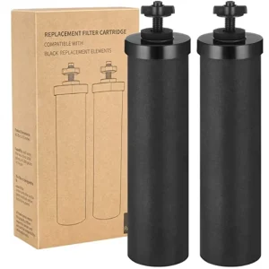 Black Element Water Filter Cartridge Compatible with Countertop Water Purification System