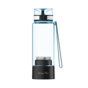 Black Hydrogen Water Bottle Water to Hydrogen Gas Generator