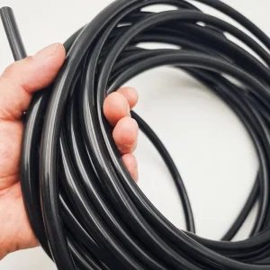 Black Silicone Tubing Soft Elastic Heat-Resistant 200C Cold-Resistant -60C Abrasion-Proof Water Hose for Industrial Use