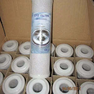 Block Active Carbon Filter Cartridge 10inch CTO Filter Cartridge Water Treatment Filter Cartridge for Home Drinking