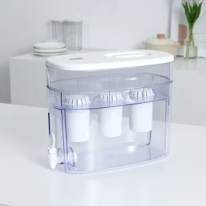 Bluetech HS522 Household Water Filter Pitcher with Mineral Alkaline Water and ABS Container Three F004 Cartridges