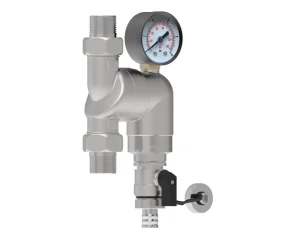 Boiler Water Filter Magnetic Dirt Separator for Central Heating System High Temperature Resistant Brass Prefilter