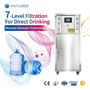 Borehole Reverse Osmosis Water Treatment System with Pressure Gauge Deep Well Filter for Rural Use