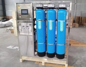 Borehole Water Filter Machine for Home and Commercial Use Reverse Osmosis System with PLC-Controlled Pump 500 L/Hour