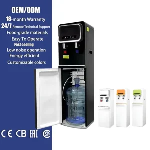 Bottom Loading Energy Saving Water Cooler Water Dispenser With Compression Cooling and Drip Tray for Office Home