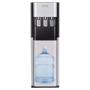 Bottom-Loading Freestanding Hot, Cold, and Room-Temperature Water Dispenser for Home Office