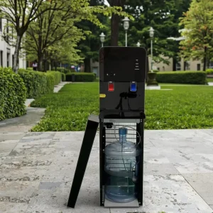 Bottom Loading Hot and Cold Freestanding Water Dispenser with Compressor Cooling and Child Lock for Home Office Hotel 5 Gallon