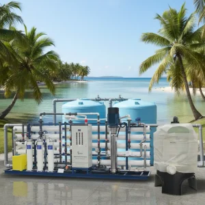 Brackish Water Treatment Machinery for Drinking Water Desalination Salt Water to Drinking Water Maker Vessel 8040 RO Water Plant