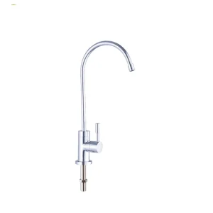 Brass Gooseneck Faucet Stainless Steel 304 Neck Water Filter Faucet Water Filter Tap Water Purifier