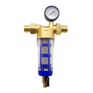 Brass Prefilter Valve With Manometer for Whole House Use for Water Heating System with Price