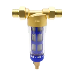 Brass Water Prefilter for Whole House Use to Filter Sediment