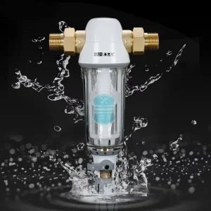 Brass Water Purification Prefilter with High-Pressure Backwashing