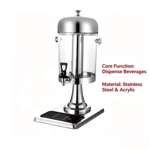 Buffet Simple Style Plastic Catering Soda Beverage Juice Drinking Dispenser