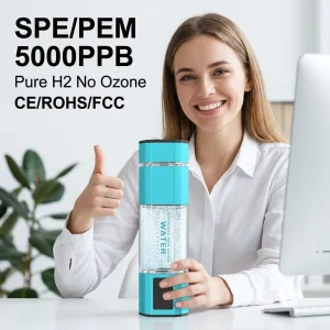Bulk Sale Hydrogen Water Bottle SPE PEM Tech 5000PPB High Concentration Hydrogen Water Ionizer Generator Machine CE