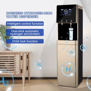 CAMAZ Commercial Electric Hot & Cold Stainless Steel Hydrogen rich Water Dispenser for Hotel & Household Use