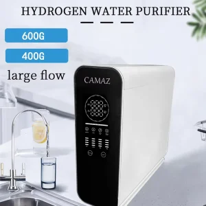 CAMAZ Under Sink RO Hydrogen Rich Water Purifier 0.0001 Micron Filtration Water Ionizer for Household Use