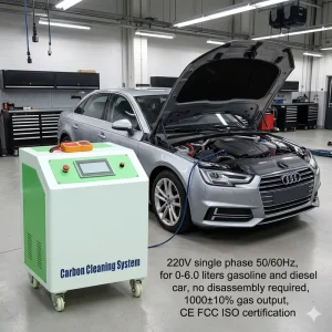 CCS1000C HHO Hydrogen Generator Carbon Cleaning Steel Engine Machine 220V Membrane Core