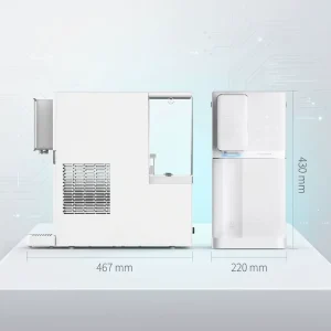 CE CB Approval Tabletop Reverse Osmosis Sparkling Water Purifier Dispenser Direct Pipe and Tank 2 in 1 Soda Maker