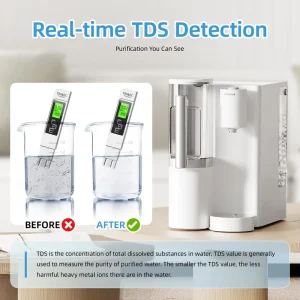 CE NSF Certified TDS Intelligent 600G 8 Level Removes Chlorine RO Water Dispenser Countertop Water Purifier